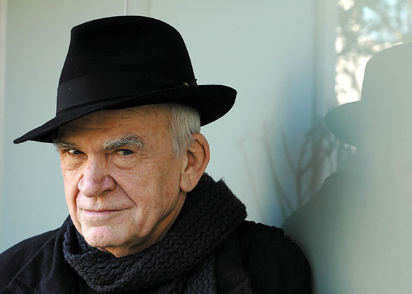 Author Milan Kundera Photo by Catherine Hélie.